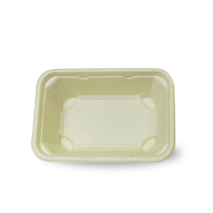 Rectangular Brown Bagasse Parcel Container With Lid 650ml - Image 10