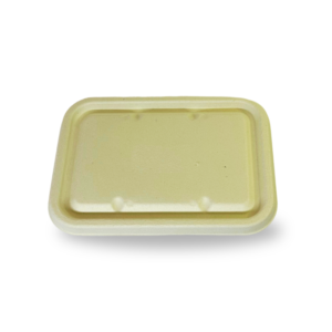 Rectangular Brown Bagasse Parcel Container With Lid 650ml - Image 11